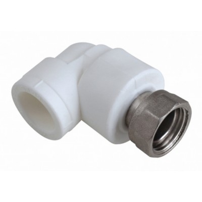 Угольник PP-R комбинированный наружняя резьба DN32*3/4" пп/ш Aqualink, 03558 *5/50