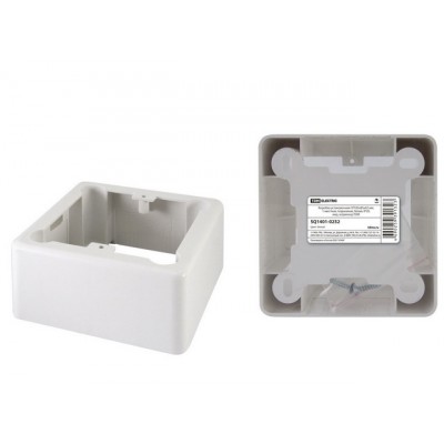 Установочная коробка ОП 85х85х42 мм, 1-местная, подъемная, белая, IP20, TDM *44 Установочная коробка ОП 85х85х42 мм, 1-местная, подъемная, белая, IP20, TDM *44