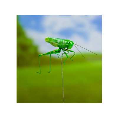 Штекер для комнатных растений &quotКузнечик зеленый&quot 3*5*22см 3945440
