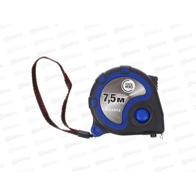 Рулетка 7,5мх25мм (обрезиненый корпус, 3 фиксатора, магнит) ToolBerg, 2501513 *6/60 Рулетка 7,5мх25мм (обрезиненый корпус, 3 фиксатора, магнит) ToolBerg, 2501513 *6/60