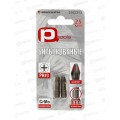 Биты 3х25мм PH(2шт), сталь S2, кованые, торсионные, магнит, ToolBerg 3102313 *200