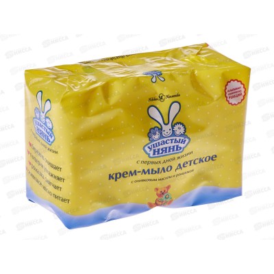 Ушастый нянь туалетное мыло с экстрат ромашки 4*100г *18 Ушастый нянь туалетное мыло с экстрат ромашки 4*100г *18