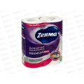 Полотенца бумажные ЗЕВА(Zemma) 2шт Премиум Декор  *10