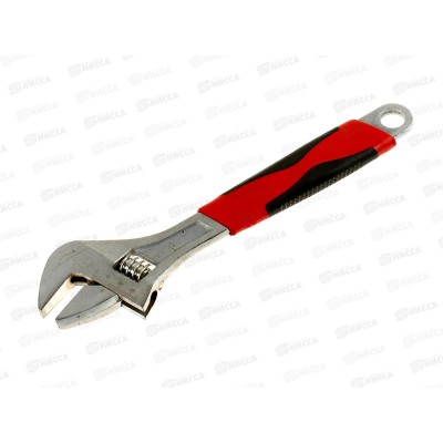 Ключ разводной 12&quot прорезиненная ручка (022964)  Ж