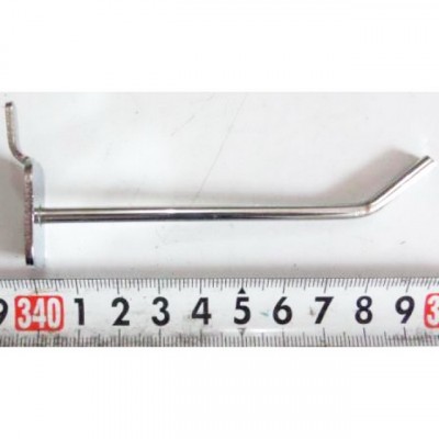 Крючок для витрин эконом панелей 1держатель 10см металл (012565)  Ж