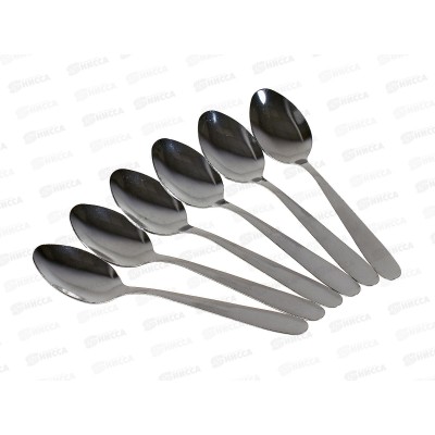 Ложка чайная 6шт металлическая (047243) Ж Ложка чайная 6шт металлическая (047243) Ж