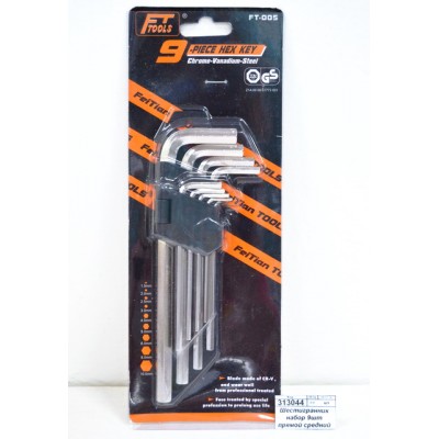 Шестигранник набор 9шт прямой средний (013181) Ж Шестигранник набор 9шт прямой средний (013181) Ж