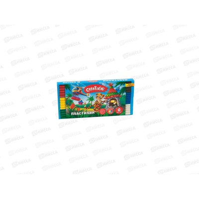 Пластилин  6цветов  Creativiki 90гр  ПЛ06КР *38