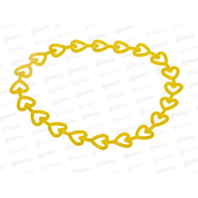 Резинка для волос 8см сердечки микс 034967 *12 Б Резинка для волос 8см сердечки микс 034967 *12 Б