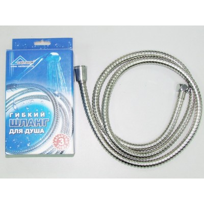 Шланг для душа ЛЮКС металлический 150см. блистер (импорт/ импорт) 80161 *40 Шланг для душа ЛЮКС металлический 150см. блистер (импорт/ импорт) 80161 *40