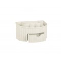 Органайзер ВЯЗАНИЕ с ящиком белый ротанг М2388 *9 Органайзер ВЯЗАНИЕ с ящиком белый ротанг М2388 *9