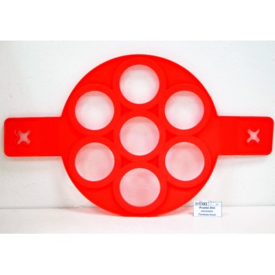 Форма для котлет 7отвестий силикон (047335)  Ж