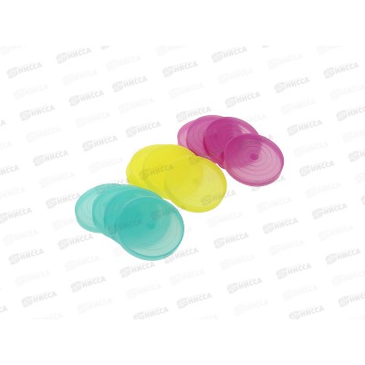 Крышка полиэтиленовая цветная Радуга (набор 12шт) Ангарск *50 Крышка полиэтиленовая цветная Радуга (набор 12шт) Ангарск *50