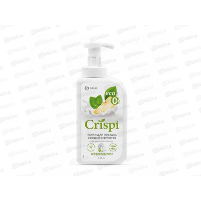 CRISPI пенка для мытья посуды с соком груши 550мл *8 125455 CRISPI пенка для мытья посуды с соком груши 550мл *8 125455