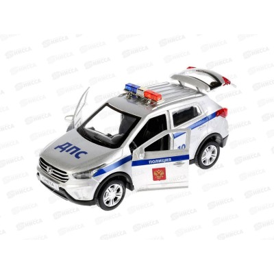 Машина &quotТЕХНОПАРК&quot металлическая &quotHYUNDAI CRETA Полиция&quot 12см, 259944 *2*36
