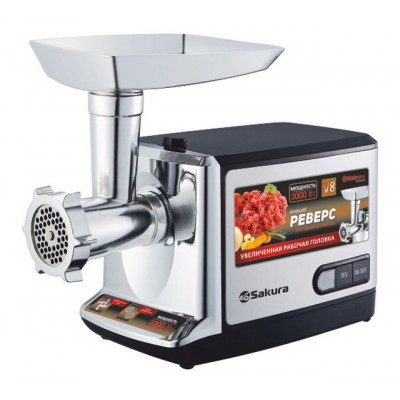 Мясорубка  SA-6419BK 2000Вт реверс Премиум