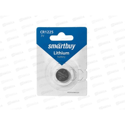 Батарейка Литиевый элемент питания Smartbuy CR1225/1B *1/12/720 Батарейка Литиевый элемент питания Smartbuy CR1225/1B *1/12/720