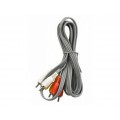 Кабель соединительный Smartbuy 3xRCA (M) - 3xRCA (M), 3,0 м, в пакете, KA233 *125
