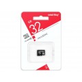 Карта памяти SmartBuy microSD, 32Gb (class10) б/адапт., LE Карта памяти SmartBuy microSD, 32Gb (class10) б/адапт., LE