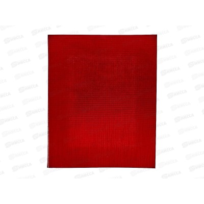 Тетрадь 48листов клетка Hatber бумвинил METALLIC Красная*5/60