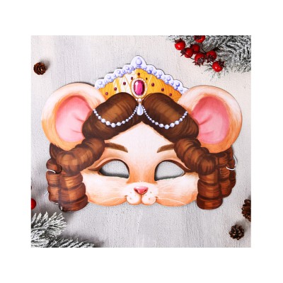 Маска карнавальная "Королева" 25,7*20см 4167504 Маска карнавальная "Королева" 25,7*20см 4167504