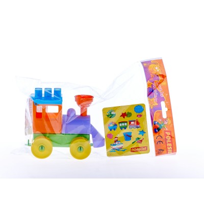 Конструктор "Юный путешественник" Паровоз 9 элементов 55231 в пакете *30 Конструктор "Юный путешественник" Паровоз 9 элементов 55231 в пакете *30