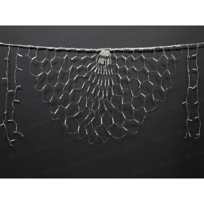 Гирлянда электрическая, новогодняя 3,3 м. х 0,56 м., Сетка 420 диодов, прозрач. провод, 220В, 50Гц, AL-13606 *50 Гирлянда электрическая, новогодняя 3,3 м. х 0,56 м., Сетка 420 диодов, прозрач. провод, 220В, 50Гц, AL-13606 *50