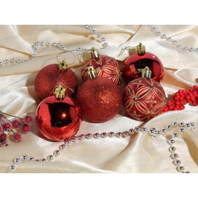 Набор шаров 6шт, 6см пластик 5 дизайнов в пак 373-186 г Набор шаров 6шт, 6см пластик 5 дизайнов в пак 373-186 г