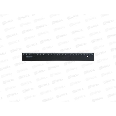 Линейка 25см СТАММ ЛН25 черная *20/100 Линейка 25см СТАММ ЛН25 черная *20/100