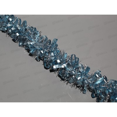 Мишура, 9см. х 2м., AL-13626 голубой  *360