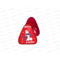 Санки-ледянки с принтом 42*48см красный М12517 *25 Санки-ледянки с принтом 42*48см красный М12517 *25