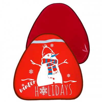 Санки-ледянки с принтом 52*54см красный М12417 *40 Санки-ледянки с принтом 52*54см красный М12417 *40