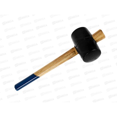 Киянка деревянная лакированная ручка. 450г 3304002 *48