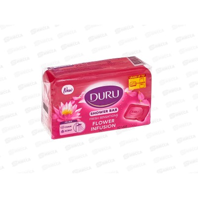 ДУРУ мыло для душа 150г Fresh sensations Цветочное наслаждение *24