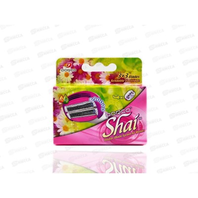 DORCO SHAI Sweetie 4кассеты с 6лезвиями и сгибаемый картридж