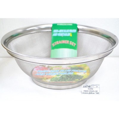 Сито нержавеющая сталь на ножке Д28см *100