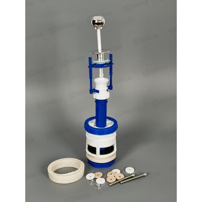 Клапан выпуска белая ручка и втулка КВ-5.1 М с прокладкой *25 Клапан выпуска белая ручка и втулка КВ-5.1 М с прокладкой *25