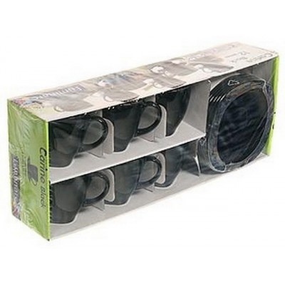 Чайный набор Carine Black 12предметов D4672