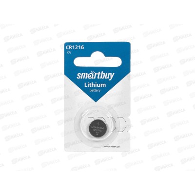 Батарейка SmartBuy CR1216 1B *1/12/720 Батарейка SmartBuy CR1216 1B *1/12/720