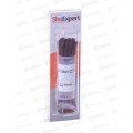SHOExpert шнурки толстые вощеные хлопчатобумажные 120см Коричневые блистер *10 SHOExpert шнурки толстые вощеные хлопчатобумажные 120см Коричневые блистер *10