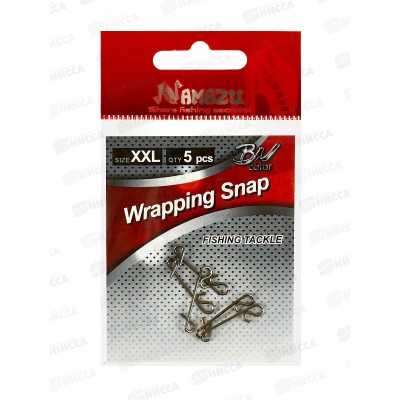 Безузловая застежка Namazu WRAPPING SNAP, цвет BN, р. XXL, 35кг