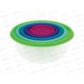 Набор мисок РАДУГА 5шт Микс М1308 *16 Набор мисок РАДУГА 5шт Микс М1308 *16
