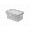 Коробка 12л ПИРУЛА с крышкой Смоки М2349 *10