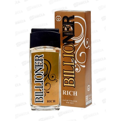 GGM Billioner Rich, туалетная вода 95мл мужская *27 М GGM Billioner Rich, туалетная вода 95мл мужская *27 М