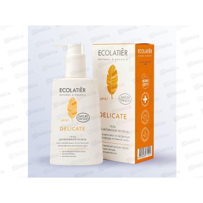 ECOLATIER Гель для интимной гигиены Delicate с органическим экстрактом лотоса 250мл 822103 *8 ECOLATIER Гель для интимной гигиены Delicate с органическим экстрактом лотоса 250мл 822103 *8