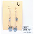 Серьги "Яркий день" сердце микс 3488250
