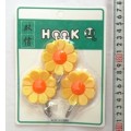 Крючки для полотенец 0251 на липе 3шт  (037190)  Ж