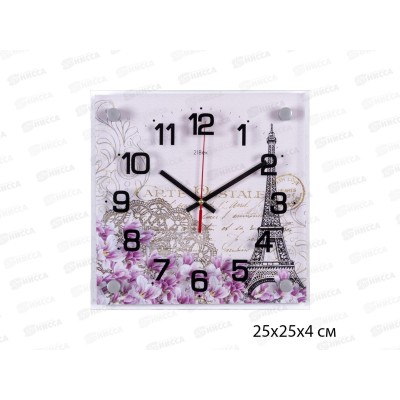 Часы настенные "21 Век" 2525-1240 Из Парижа с любовью Часы настенные "21 Век" 2525-1240 Из Парижа с любовью