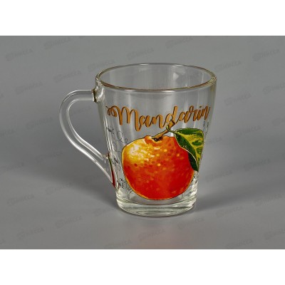 Кружка для чая 250мл Грация Полезный мандарин 1649 *20 Кружка для чая 250мл Грация Полезный мандарин 1649 *20