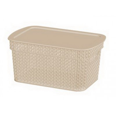 Корзина 5л "Ажур" прямоугольная с крышкой в ассортименте SV4113 *10 Корзина 5л "Ажур" прямоугольная с крышкой в ассортименте SV4113 *10